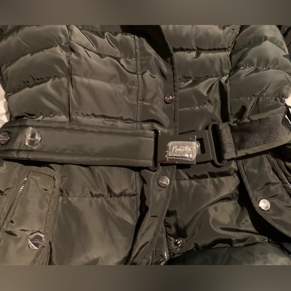 nwt Nanette Lepore winter coat xs long with faux fur detachable collar - Picture 10 of 10